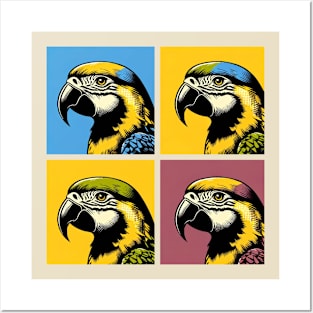 Pop Yellow-headed amazon Art - Cool Birds Posters and Art